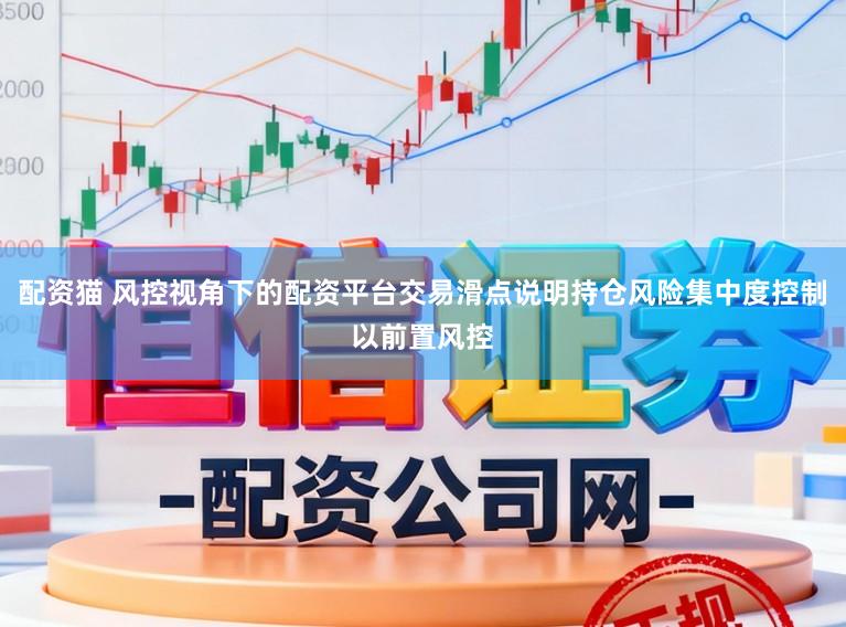 配资猫 风控视角下的配资平台交易滑点说明持仓风险集中度控制以前置风控